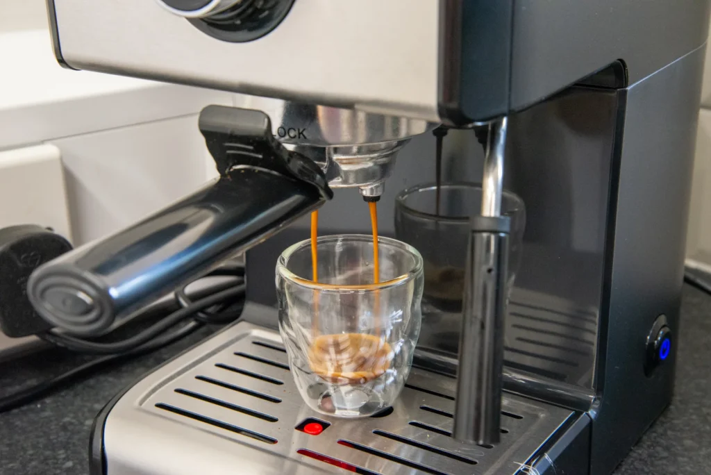 a coffee machine making a Repair